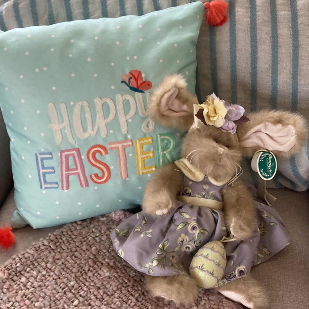 Vintage Bearington Bears Ellie and Egg bunny